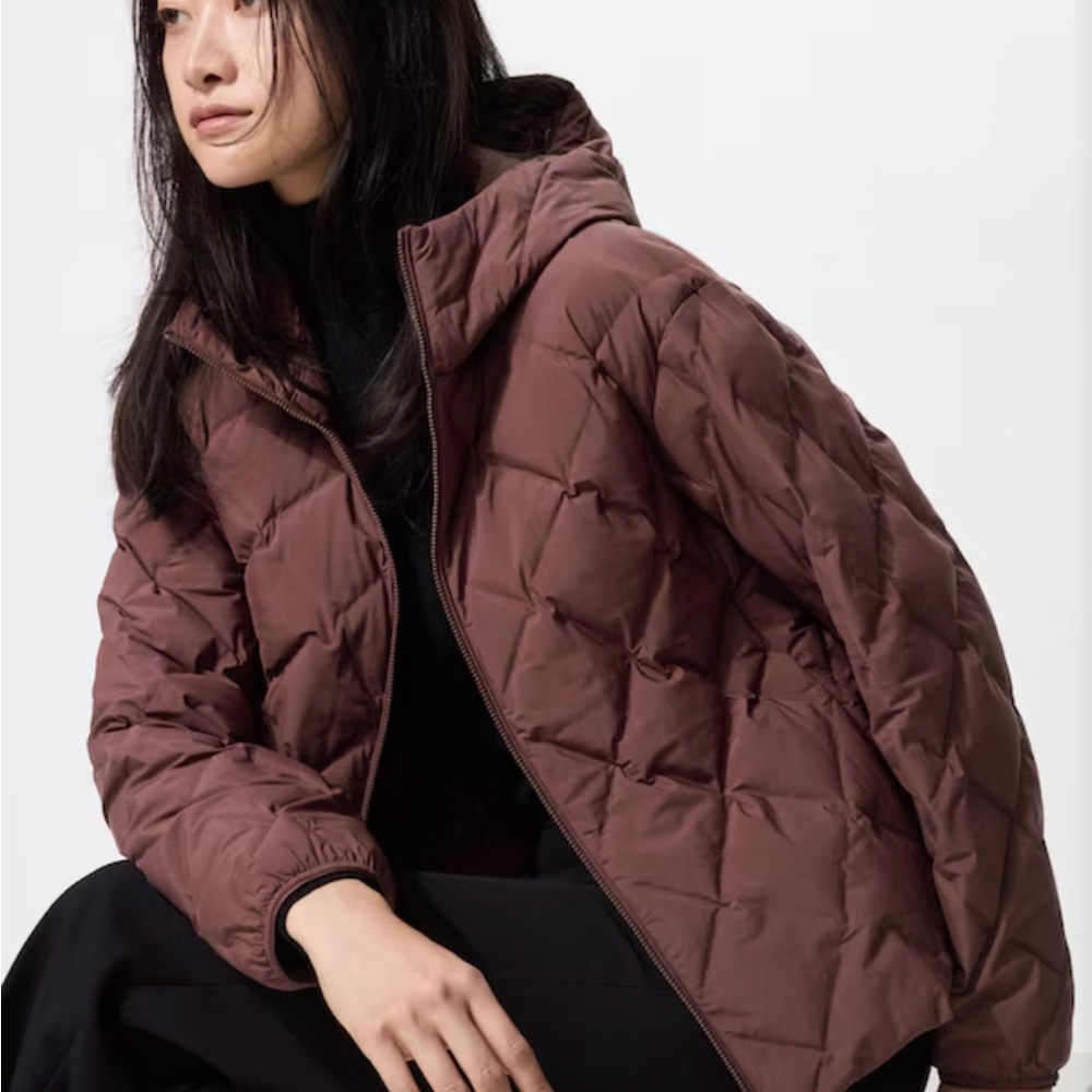 Uniqlo Short Women's Quilted Hooded Puffer Jacket